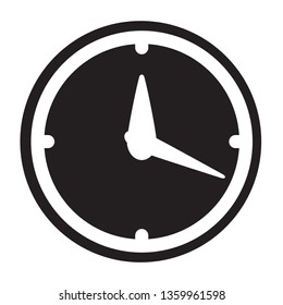 Clock Icon Time Icon Vector Stock Vector Royalty Free