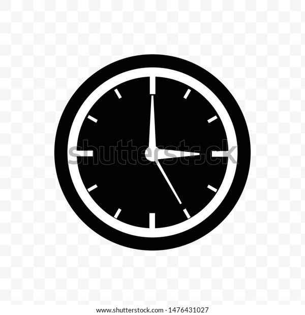 Clock Time Icon Vector Illustration Vector Stock Vector Royalty Free