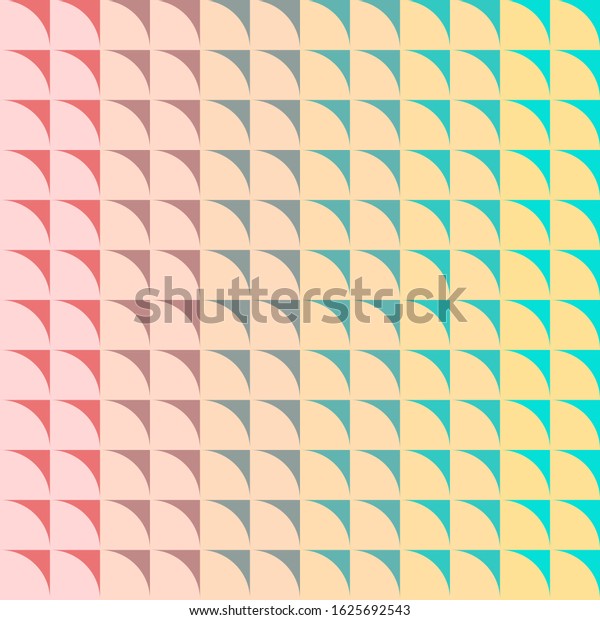 Colorful Geometric Shape Mosaic Background Stock Vector Royalty Free