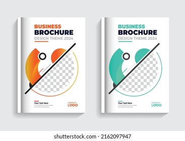 Company Business Brochure Cover Page Annual Stock Vector Royalty Free