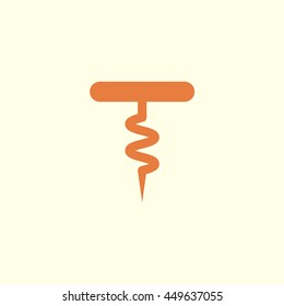 Corkscrew Icon Stock Vector Royalty Free 449637055 Shutterstock