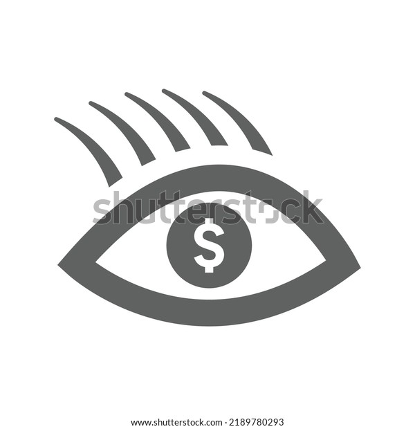 Cost Per Impression Icon Gray Vector Stock Vector Royalty Free