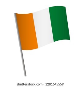 Cote Divoire Ivory Coast Flag Icon Stock Vector Royalty Free 1281645559