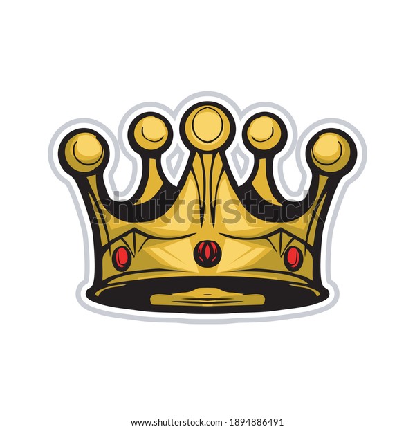 Creative Crown Logo Icon Template Crown Stock Vector Royalty Free