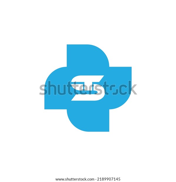 Creative Minimalist Letter St Ts Logo Stock Vector Royalty Free