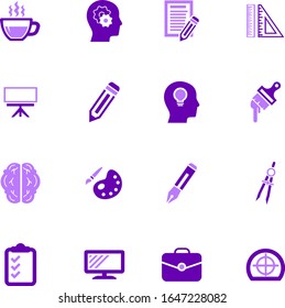 Creative Process Vector Icons User Interface Stock Vector Royalty Free