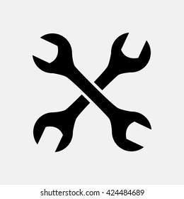 Crossed Wrenches Stock Vector Royalty Free Shutterstock