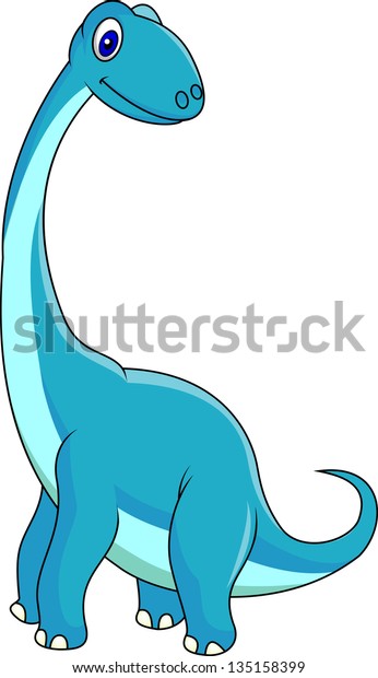 Cute Dinosaur Cartoon Stock Vector Royalty Free Shutterstock