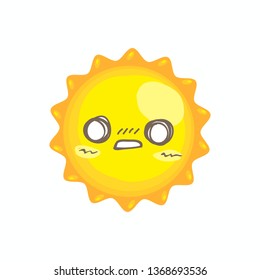 Cute Smile Sun Vector Stock Vector Royalty Free 1368693536 Shutterstock