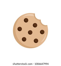 Delicious Chocolate Chip Cookie Vector Graphic Stock Vector Royalty