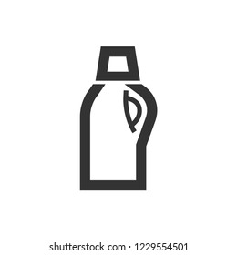 Detergent Bottle Icon Thick Outline Style Stock Vector Royalty Free