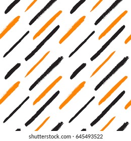 Diagonal Brush Strokes Seamless Vector Pattern Stock Vector Royalty