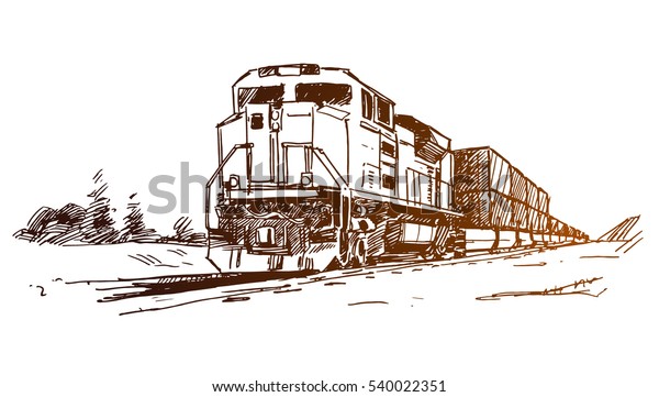 Railways Sketch Images Stock Photos Vectors Shutterstock