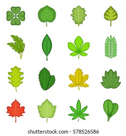 Vector Illustration Perfect Symmetric Leaf Silhouette Stock Vector