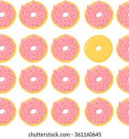 Donut Seamless Texture Stock Vector Royalty Free 361160645 Shutterstock