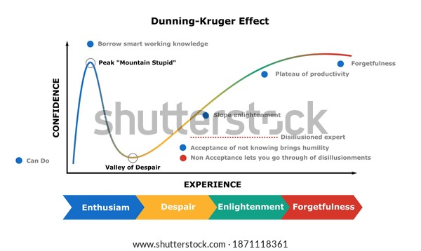 9 Dunning Kruger Curve Images Stock Photos Vectors Shutterstock