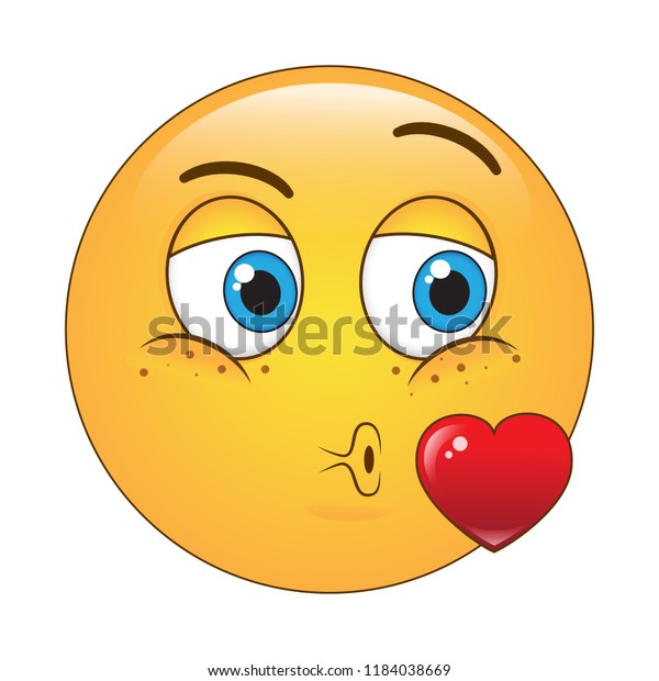 Kissy Face Emoji Clip Art