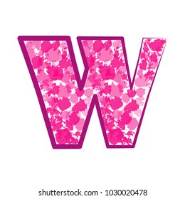 English Pink Letter Y On White Stock Vector Royalty Free