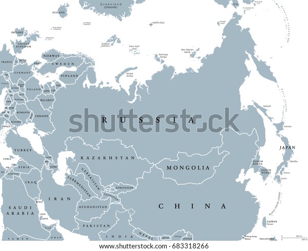 Eurasia Political Map With Countries And Borders Comb Vrogue Co