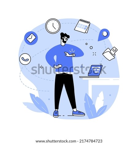 Executive jobs abstract concept vector illustration. Business career opportunity, professional growth, executive management, ceo, leadership coach, company website menu element abstract metaphor.