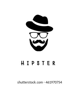 Fashion Silhouette Hipster Style Vector Illustration Stock Vector