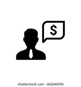 Financial Manager Icon Stock Vector Royalty Free 602640596 Shutterstock