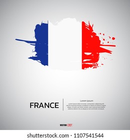 Welcome France Europe Flag Map Country