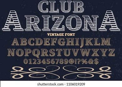 Bold Layered Cursive Script Typeface Muted Stock Vector Royalty Free