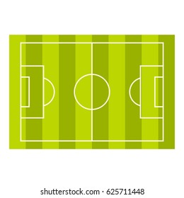 Green Football Soccer Field Vector Illustration Stock Vector Royalty