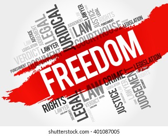 Freedom Word Cloud Concept Stock Vector Royalty Free 401087005