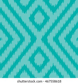 Geometric Ikat Pattern Seamless Background Tile Stock Vector Royalty