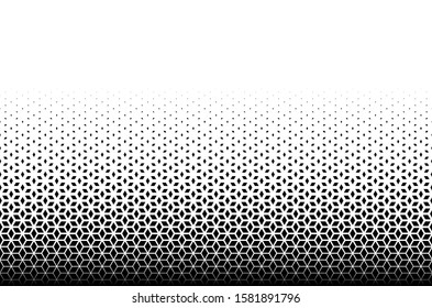 Geometric Pattern Black Diamonds On White Stock Vector Royalty Free