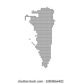 Gibraltar Map Vector Map Dotted Silhouette Vector De Stock Libre De