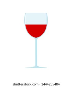 Glass Red Wine Icon Cartoon Vector Stock Vector Royalty Free