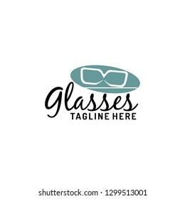 Glasses Logo Design Stock Vector Royalty Free Shutterstock