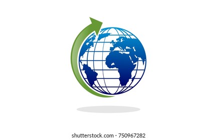 Global Arrow Logo Stock Vector Royalty Free 750967282 Shutterstock