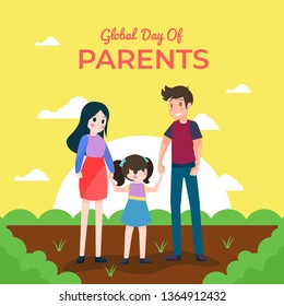 Global Day Parents Illustration Stock Vector Royalty Free