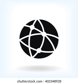 Global Network Icon Stock Vector Royalty Free 402348928 Shutterstock