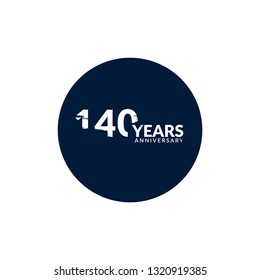 Grunge Years Anniversary Celebration Simple Stock Vector Royalty