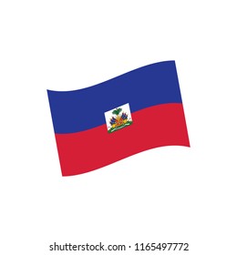 Haiti Flag Vector Illustration Stock Vector Royalty Free