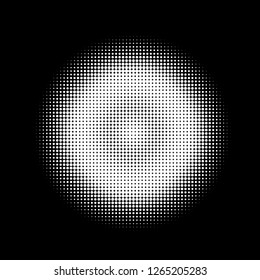 Halftone Circles Halftone Dots Pattern Vector Stock Vector Royalty