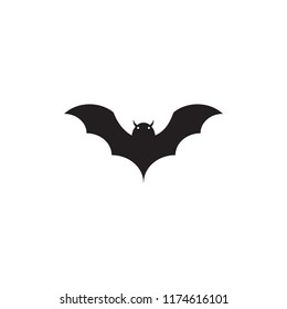 Halloween Bat Silhouette Vector Design Isolated Stock Vector Royalty