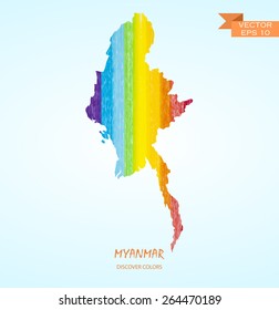 82 Myanmar Hand Drawn Map Images Stock Photos Vectors Shutterstock