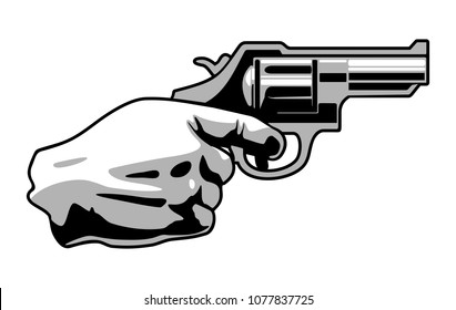 Holding Gun Vector Images Stock Photos Vectors Shutterstock