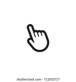 Hand Icon Pointer Stock Vector Royalty Free Shutterstock