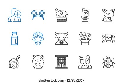 Iconos vectoriales de Alicia en el vector de stock libre de regalías