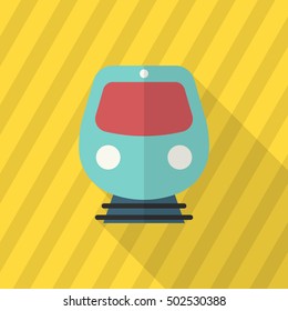 High Speed Train Icon Vector Flat Stock Vector Royalty Free 405464926