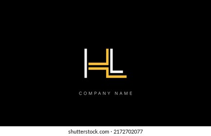 Hl Lh Alphabet Letters Logo Monogram Stock Vector Royalty Free