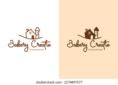 Homemade Bakery Logo Template Illustration Stock Vector Royalty Free