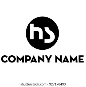 Hs Logo Stock Vector Royalty Free Shutterstock